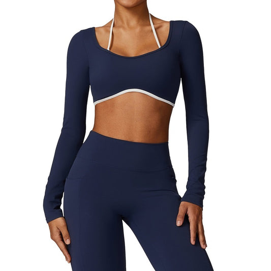 2-Piece Quick-drying Yoga Clothing Workout Set.